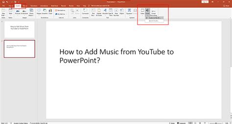 How to Add Music to a PowerPoint from YouTube: A Multi-Layered Insight