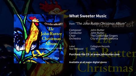 What Sweeter Music Rutter: A Journey Through the World of Melodic Bliss